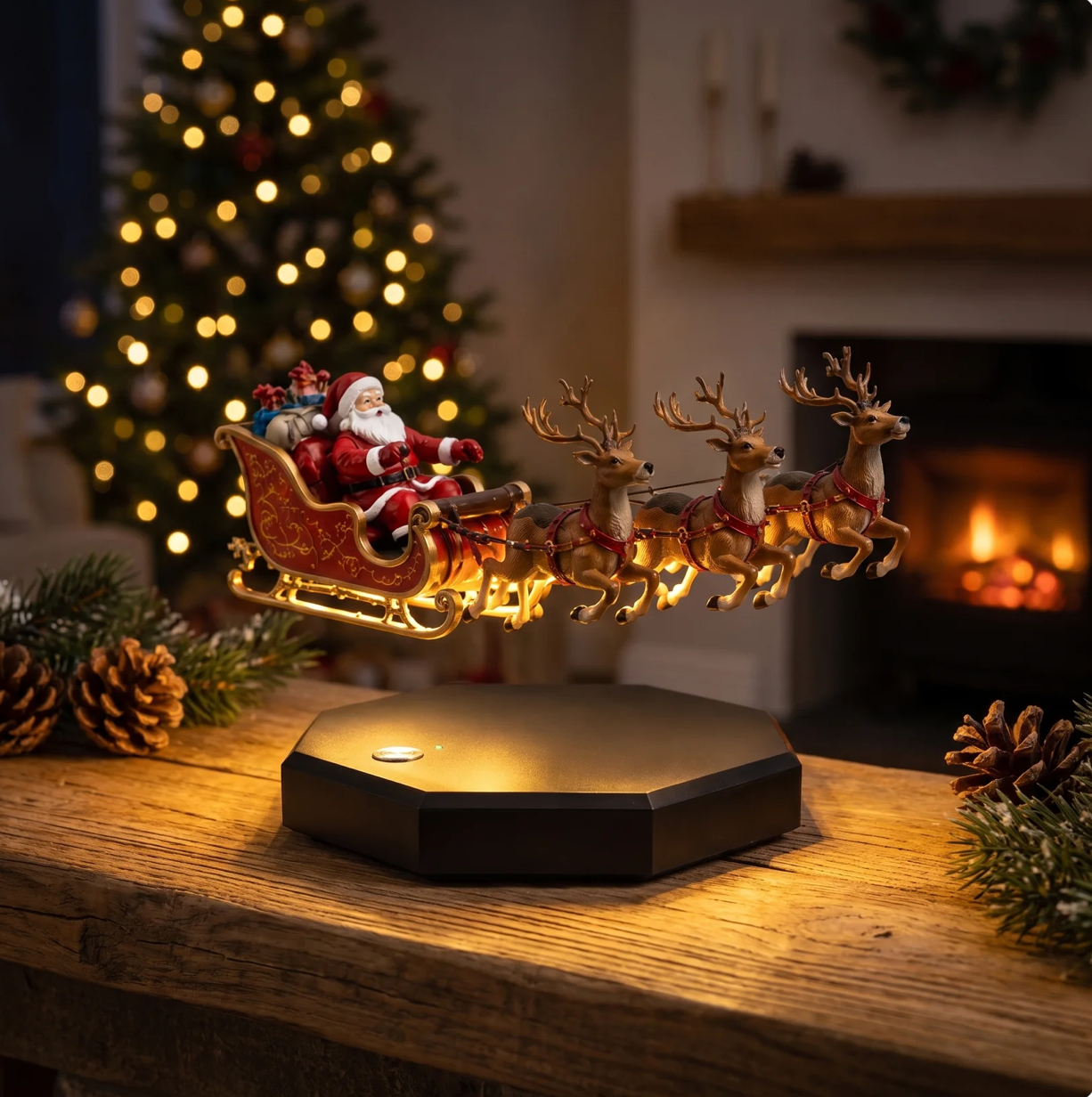 Weihnachtsschlitten Lampe