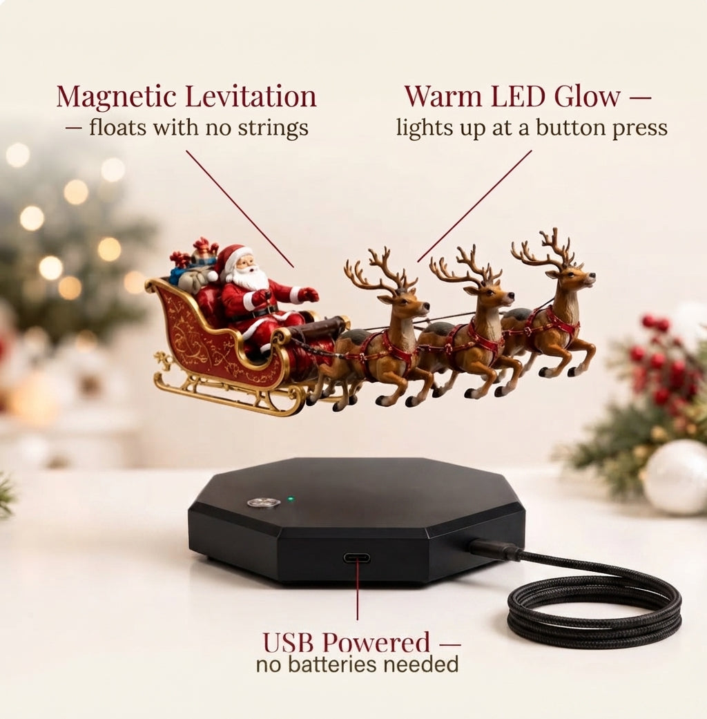 Weihnachtsschlitten Lampe